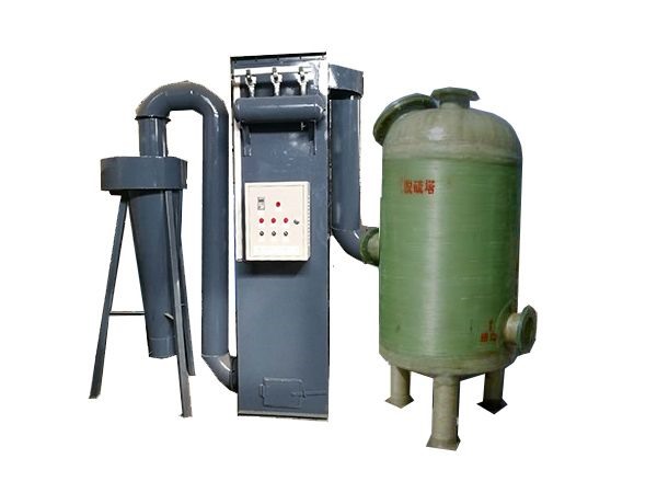 旋風(fēng)分離、布袋、脫硫塔